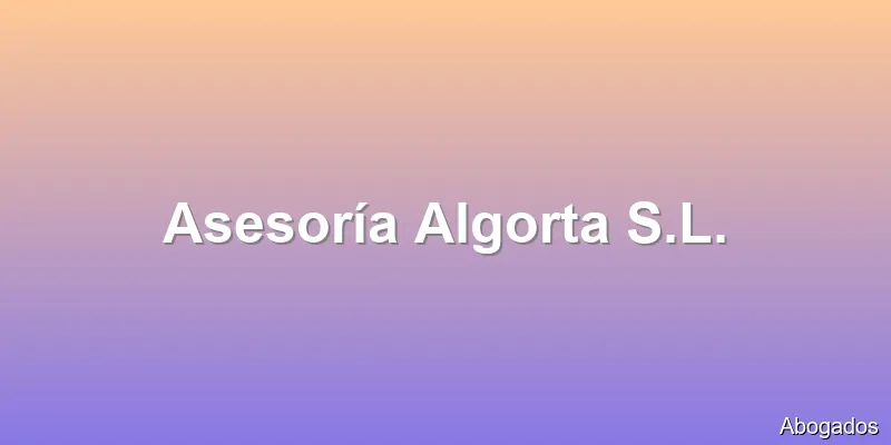 Asesoría Algorta S.L.