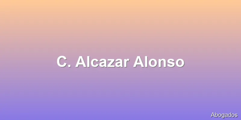C. Alcazar Alonso
