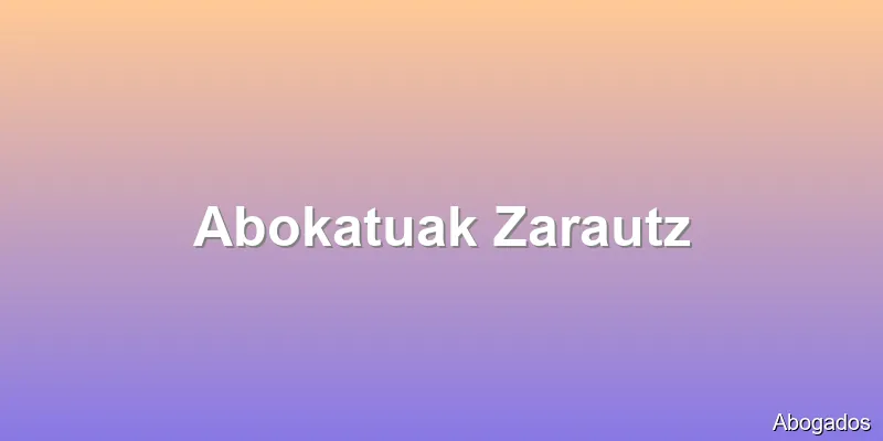 Abokatuak Zarautz