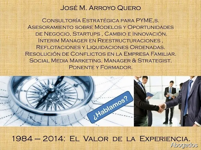 José Manuel Arroyo. Asesores Empresariales.