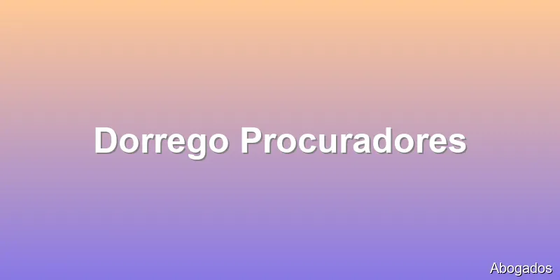 Dorrego Procuradores