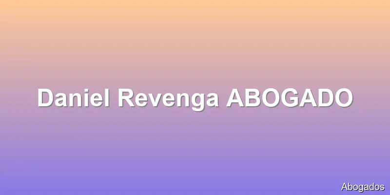 Daniel Revenga ABOGADO