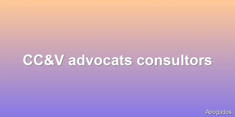 CC&V advocats consultors