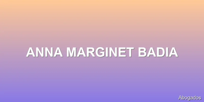 ANNA MARGINET BADIA