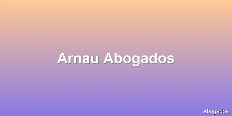 Arnau Abogados