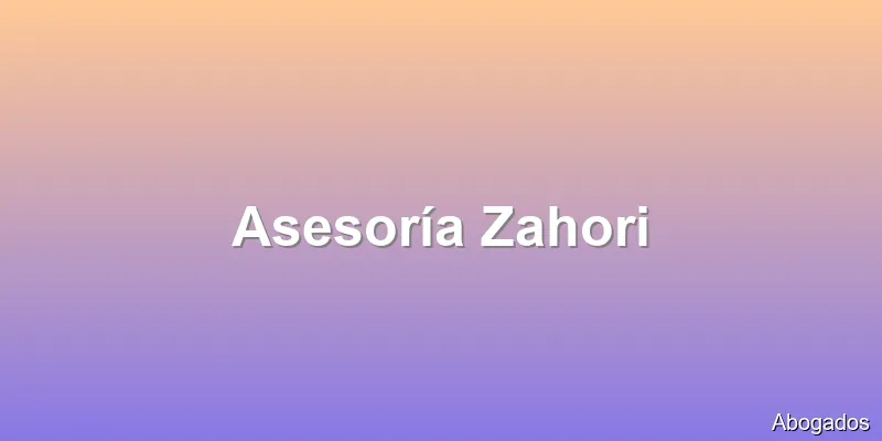 Asesoría Zahori