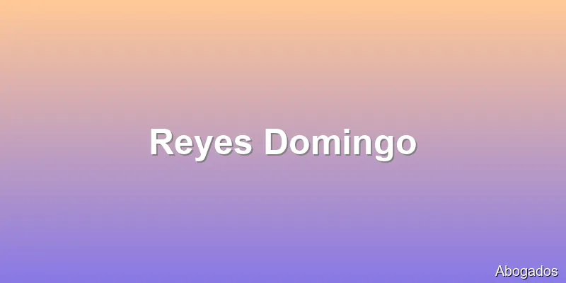 Reyes Domingo
