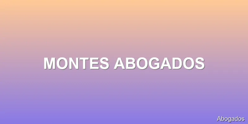 MONTES ABOGADOS