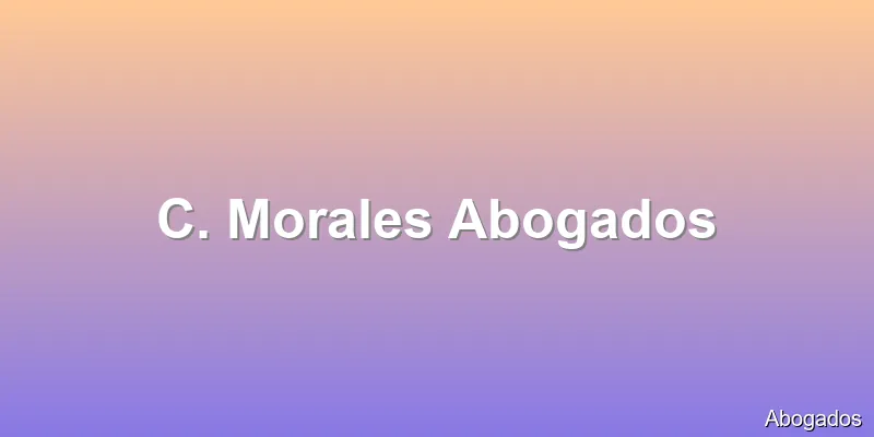 C. Morales Abogados