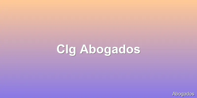 Clg Abogados
