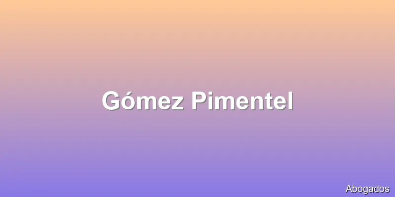 Gómez Pimentel