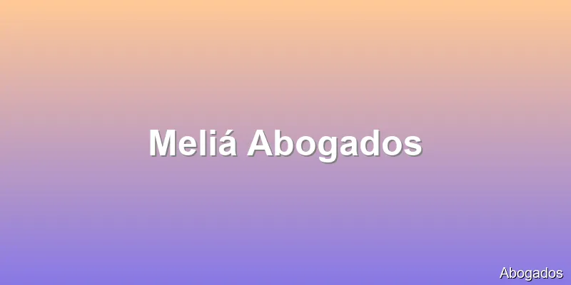Meliá Abogados