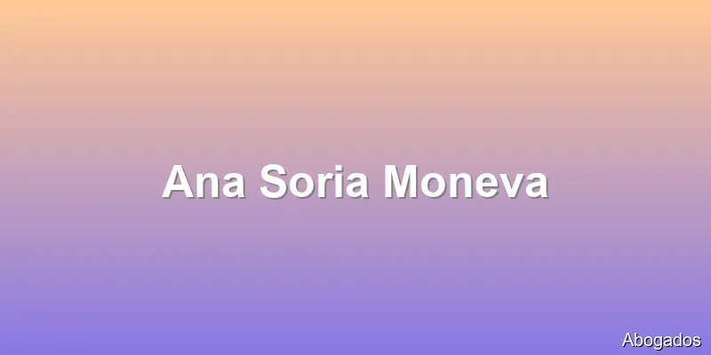Ana Soria Moneva