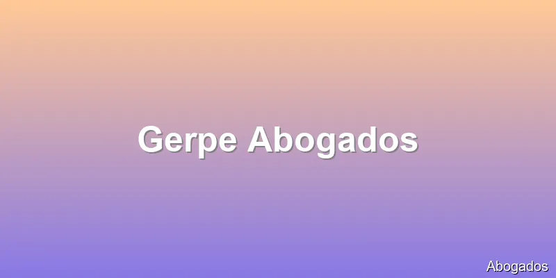 Gerpe Abogados