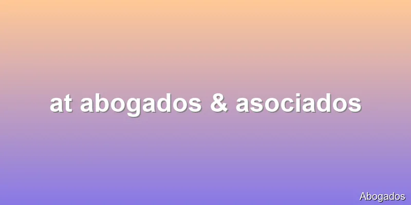 at abogados & asociados