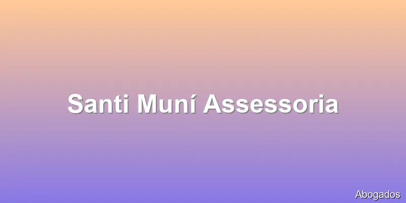 Santi Muní Assessoria