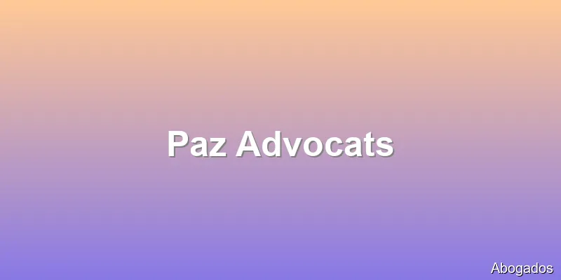 Paz Advocats