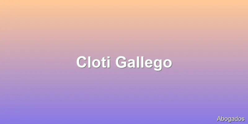 Cloti Gallego