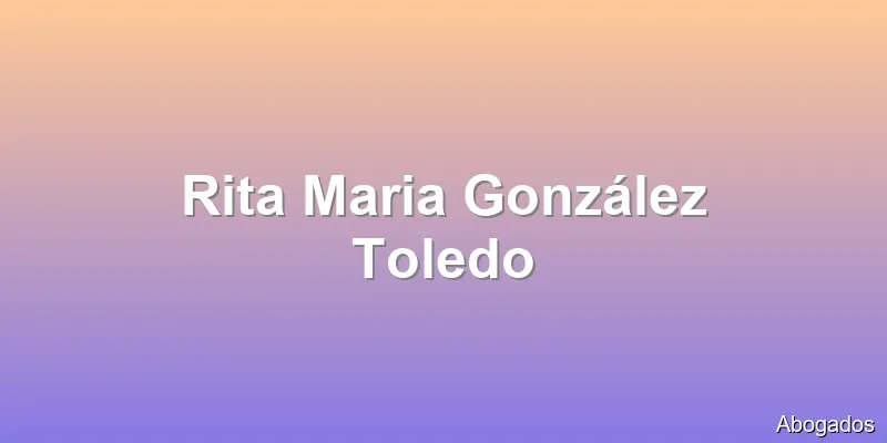 Rita Maria González Toledo