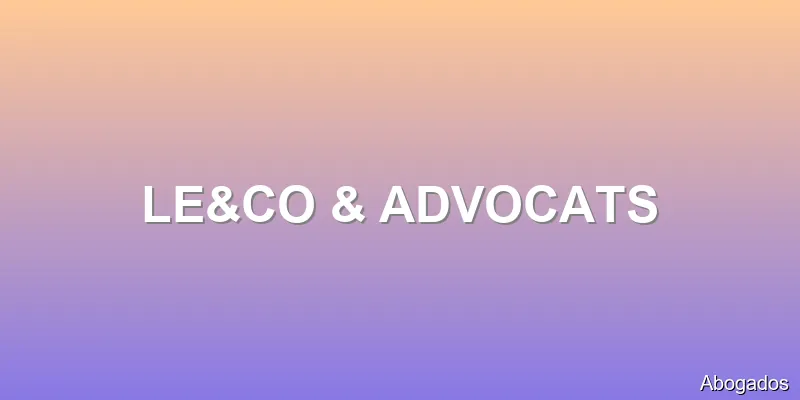LE&CO & ADVOCATS