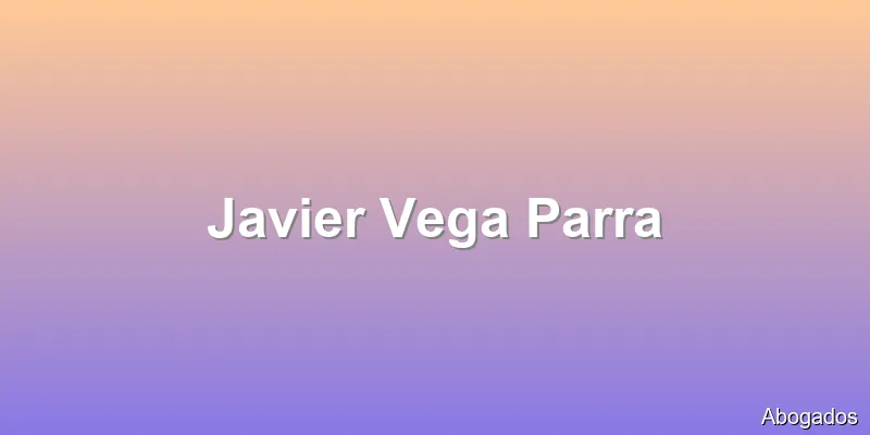 Javier Vega Parra