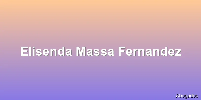 Elisenda Massa Fernandez