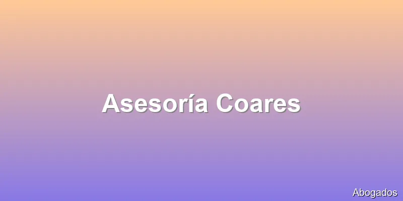 Asesoría Coares