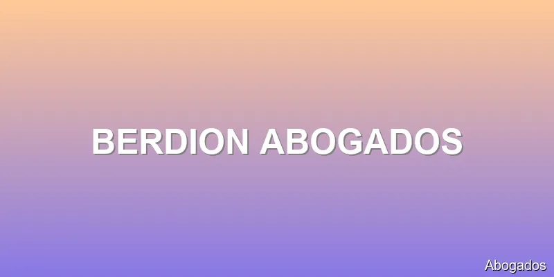 BERDION ABOGADOS
