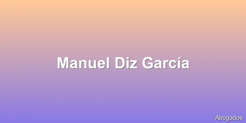 Manuel Diz García