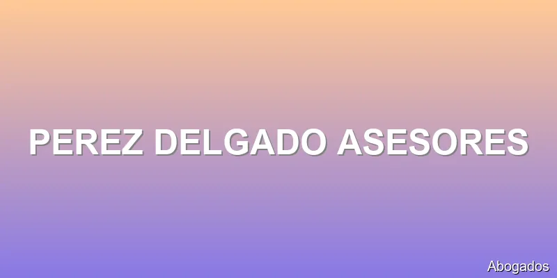 PEREZ DELGADO ASESORES