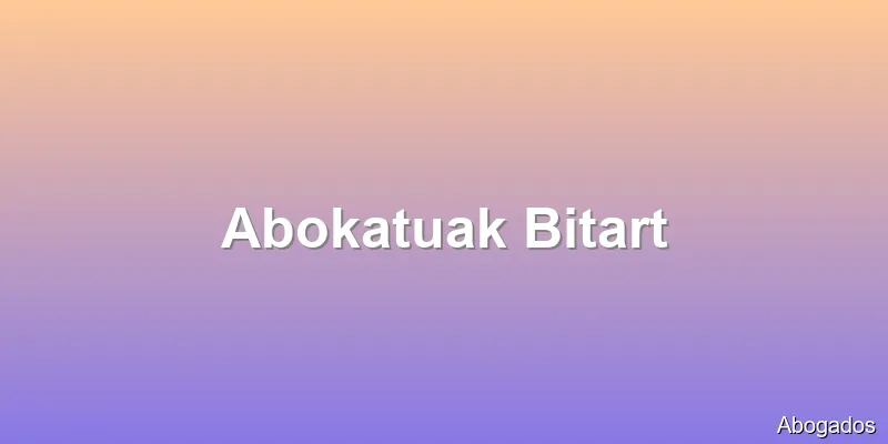 Abokatuak Bitart