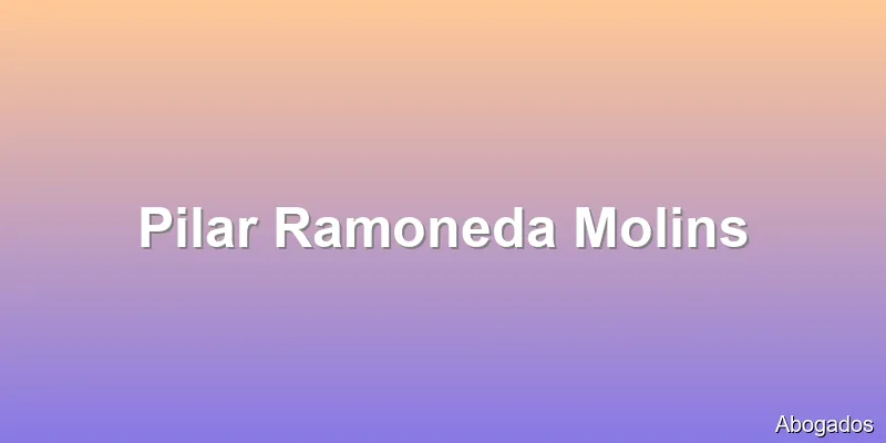 Pilar Ramoneda Molins