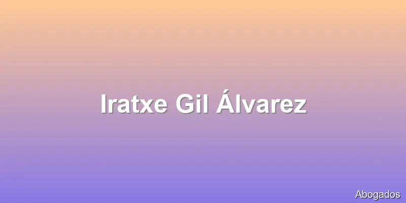 Iratxe Gil Álvarez