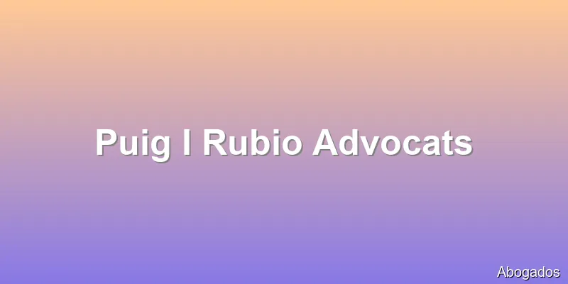Puig I Rubio Advocats