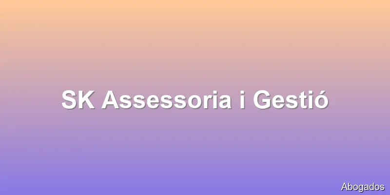 SK Assessoria i Gestió