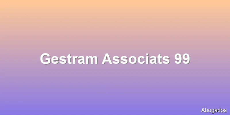 Gestram Associats 99