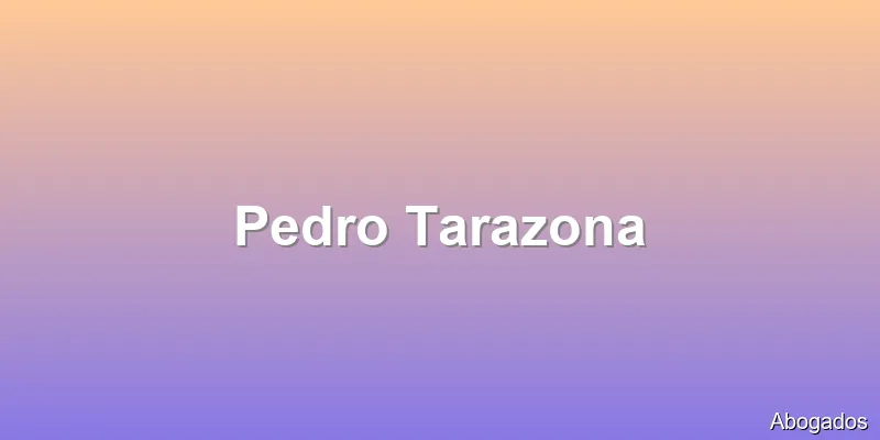 Pedro Tarazona