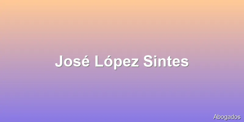 José López Sintes