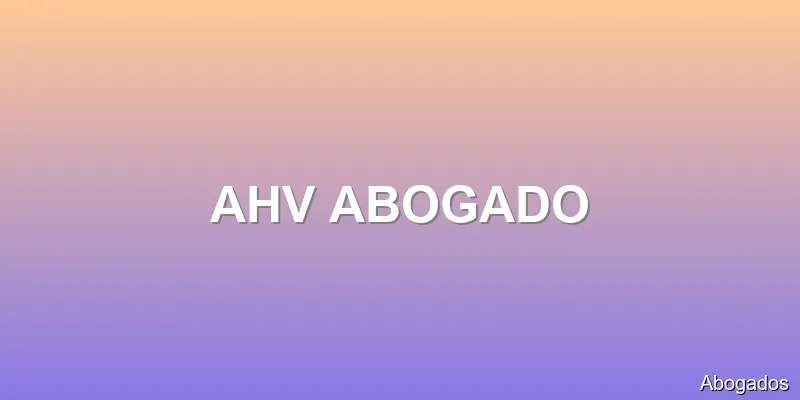 AHV ABOGADO
