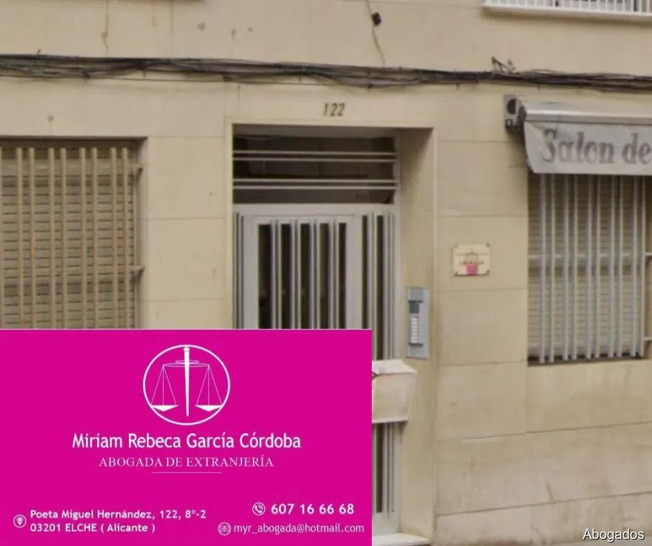 Miriam Rebeca García Córdoba Abogada de extranjería