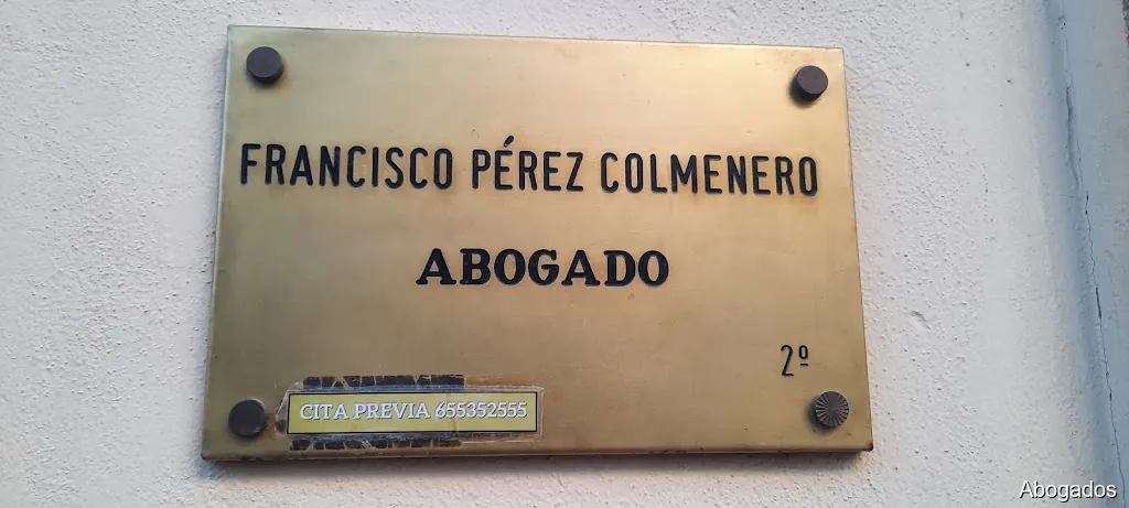 Abogado Francisco Perez Colmenero