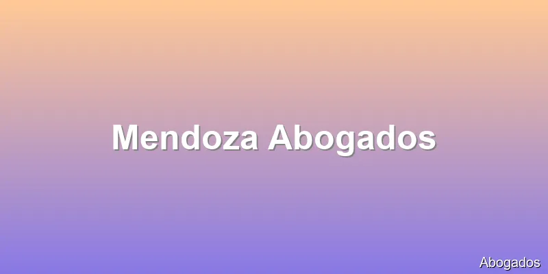 Mendoza Abogados