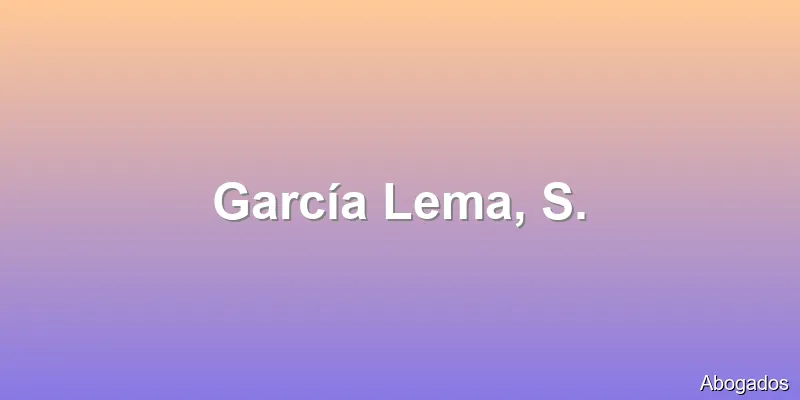 García Lema, S.